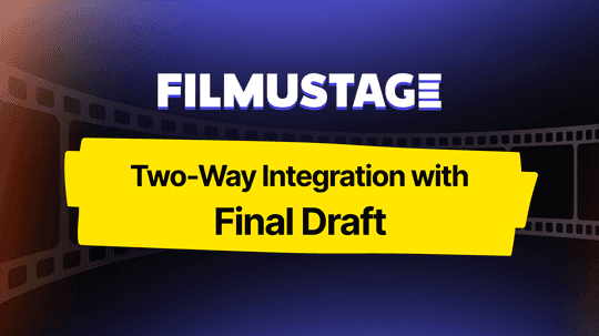 Seamless Script Sync: Filmustage and Final Draft Two-Way Integration