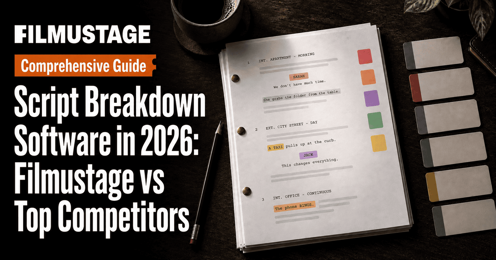Script Breakdown Software in 2026: Filmustage vs Top Competitors