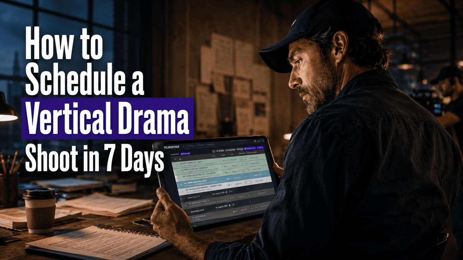 How to Schedule a Vertical Drama Shoot in 7 Days
