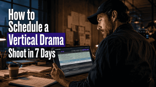 How to Schedule a Vertical Drama Shoot in 7 Days